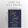 Save the Date Cards Customized and Printed with Names and