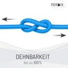 perdix Elastic Cord 1mm 5M Blue Elastic Band for Bracelets