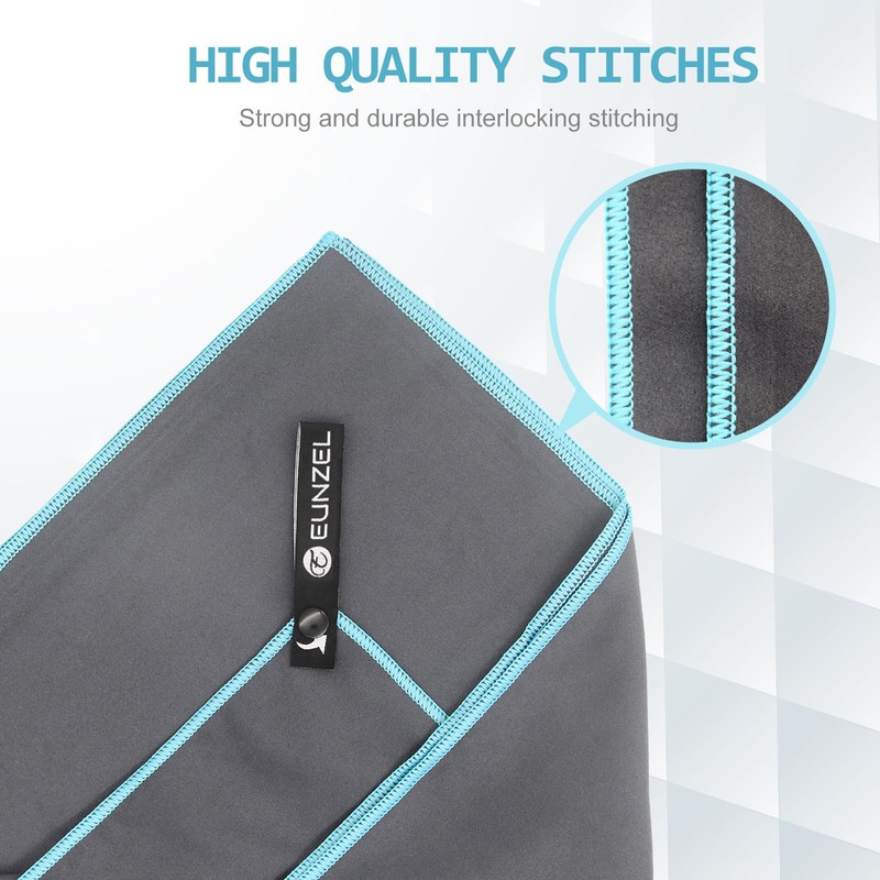 Eunzel Quick Dry Camping Towel, Microfiber Travel Towel 3 Size
