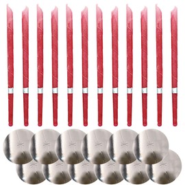 LQIOACU 12 Stück Ohrenkerzen, Ohrenschmalz entferner, Ear wax removal, Ohrenkerzen zur reinigung ohrenschmalz mit 12 Schutzscheiben