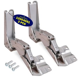 Pack of 2 Fridge Hinges Top and Bottom for Door Built-in Fridge with Freezer with Original Code 12004051 267189 267190 for Bosch for Siemens MONTERAL