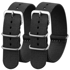 GARRULAX Nylon Watch Strap for Men and Women, Quick Release Watch Strap, 18 mm / 20 mm / 22 mm