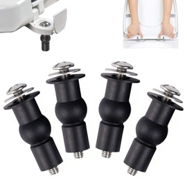 2 Pairs Toilet Seat Fixed Screw, Universal Toilet Seat Attachment Set, Toilet Seat Screws Accessories, Screws for Toilet Seat, Toilet Seat Attachment, Toilet Seat Screws Accessories