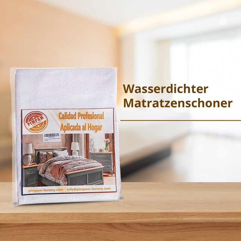PimPam Factory Washable Cotton Mattress Topper 80 x 190 cm