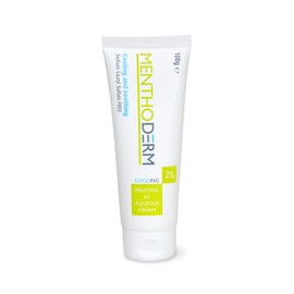 Menthoderm 2% 100g Tube - Soothing Menthol Cream, Anti-Itch, Eczema & Psoriasis Relief, Itch in Pregnancy, Menopausal Hot Flush Cooling, SLS Free, Paraban Free