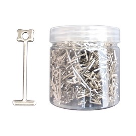 Replacement Steel Needles for Tile Leveling System, 360pcs 1/16" Leveler Reusable Spare Steel Pin Tiling Construction Tools 1.5mm for Wall Floor