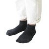 SUGATA LABO Breathe Washi Socks, Short, Black, M Size (9.8