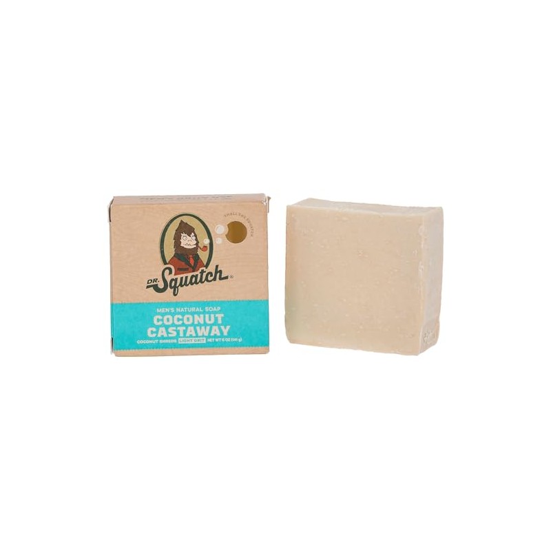 Dr. Squatch All Natural Bar Soap for Men with Light