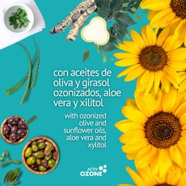 ActivOzone Ozone Dental Fresh Toothpaste with Olive and Sunflower Oil, Aloe Vera and Mint Oil, Fluorine Free, 75 ml