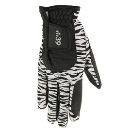 MIC 39 GOLF FIT39 Gloves, Unisex, MGF-220N, Right Handed (Left Handed), Zebra/Black, M Size