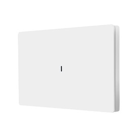 LOUYSGEN Smart Light Switch Need Neutral Wire,FCC Certified,2.4GHz WiFi Push Button Switch Work with Alexa,APP Control Compatible with Tuya/Smart Life,White 1 Gang