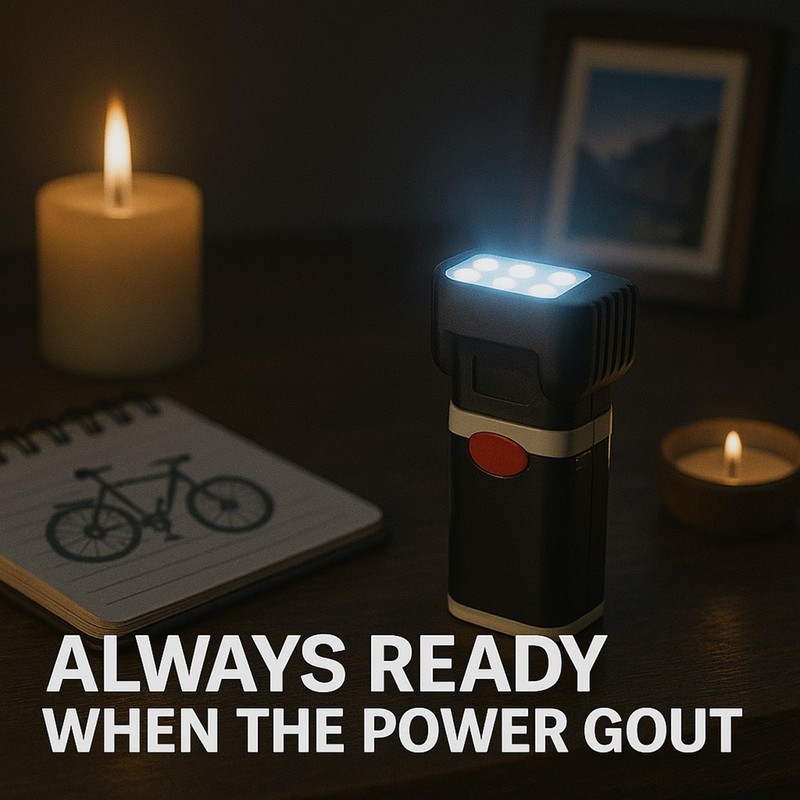 IN SELECT 9 Volt Small Pocket Led Mini Flashlight -High