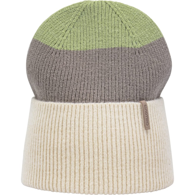 CHILLOUTS Women's Tam Hat Winterm TZE, Cream/Taupe, One Size EU,