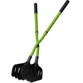 Earthwise 50002 Gator Grabber Telescoping Leaf Clean-Up Tool, Green/Black