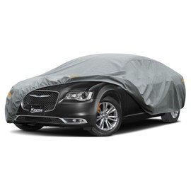 Kayme Heavy Duty Car Cover Custom Fit Chrysler 300 300C Waterproof All Weather for Automobiles, Full Exterior Covers Sun Rain UV Protection.（Deliver About 3-10 Days）