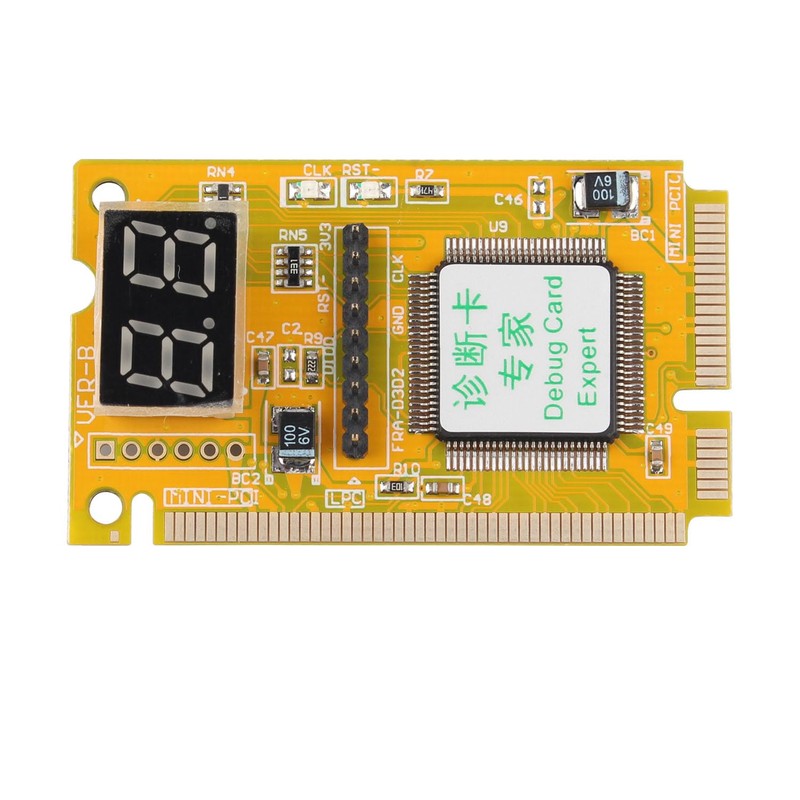 Futheda Mini Pci/Pci-E Card Lpc PC Laptop Analyzer Tester Module