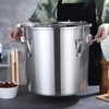 Verdeho 304 stainless steel food storage containers with lids lock