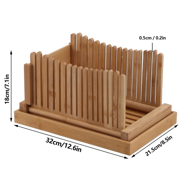 Bread Cutting Board & Bread Slicer, Homemade Foldable Bread Cutter