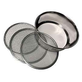 Joshua Roth 6103M 8" Diameter Stainless Steel Soil Sieve 4 PC Set