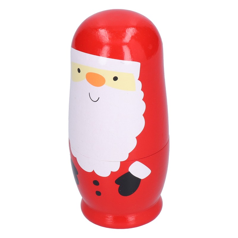 6Pcs Russian Nesting Dolls Gift Wooden Painted Art Crafts Cartoon