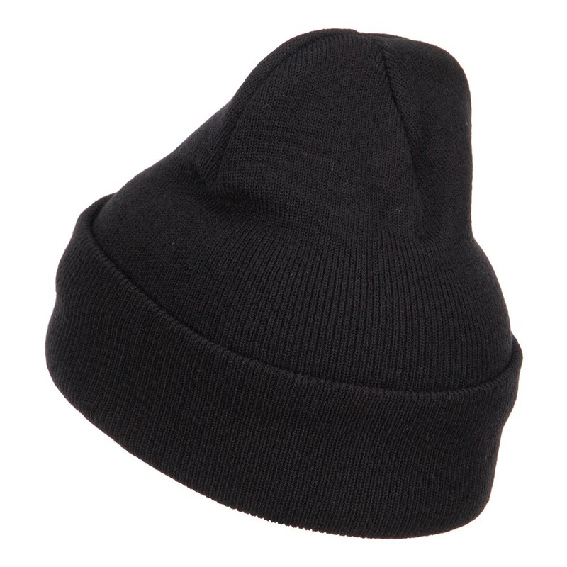 e4Hats.com Mexico Embroidered Long Beanie - Black OSFM
