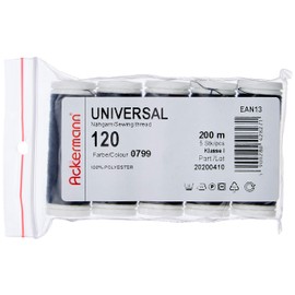 Ackermann Universal Sewing Thread (all-rounder), 5 x 200 m, Thickness 120