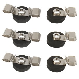 Heavy Duty Magnetic Cable Holder Clips, Anti-Scratch Magnetic Cord Organizer, Anti-Slip Strong Magnet Cable Clips, Wire Holder for Joyroom, Car, Garage, Office, Patio, Computer 6 PCS