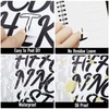 2 Inch Cursive Letter Stickers 6 Sheets, CMBBZZY Alphabet Stickers