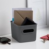 TATAY Set 4 Storage Boxes Baobab 1,5L Capacity, Polypropylene BPA