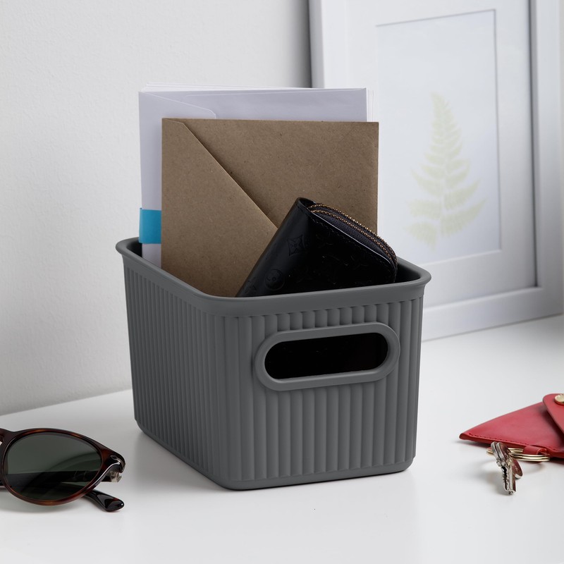 TATAY Set 4 Storage Boxes Baobab 1,5L Capacity, Polypropylene BPA