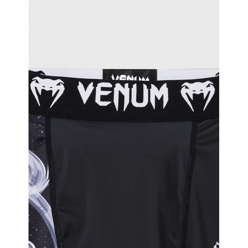 Venum Men's Gladiator 3.0 Vale Tudo Shorts XL, Black/White, X-Large