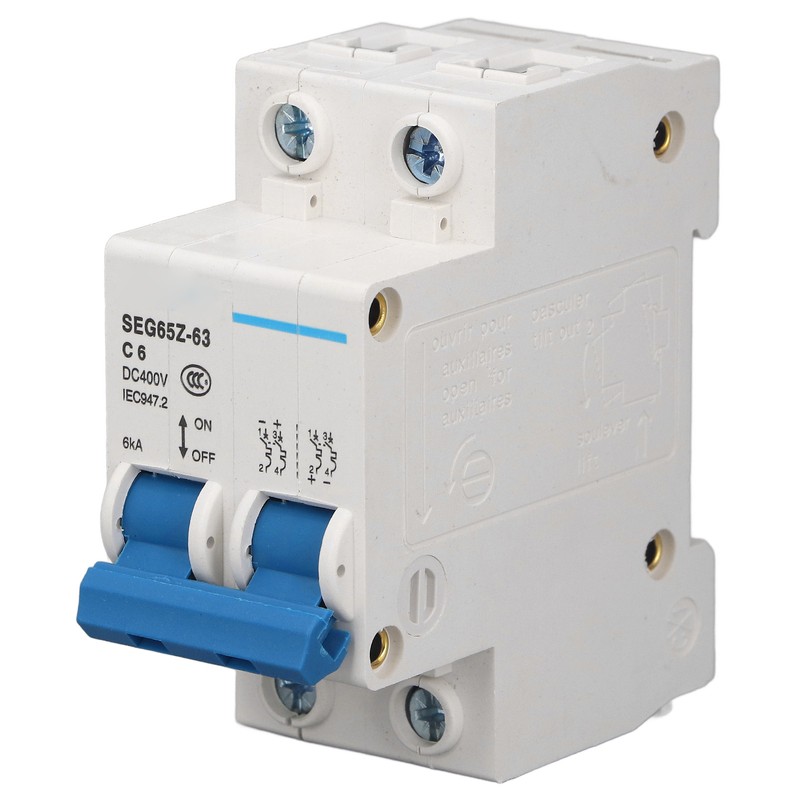 DC Miniature Circuit Breaker 2P 6KA 400V Air Switch for