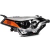 LSAILON LED Projector Headlights Fit For Toyota Corolla 2014-2016 Black