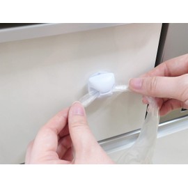 Towa Sangyo Poly Plastic Bag Stopper, Suction Cup Type, White, Approx. 1.2 x 1.2 x 0.8 inches (3 x 3 x 2 cm), Pack of 2