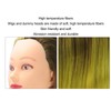 Hair Mannequin Head Simulation Ink Yellow Colour Mixture Gradient Hair