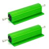 Dahszhi Wirewound Resistor 100W 25 Ohm Aluminum Housed Resistors -2pcs