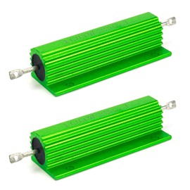 Dahszhi Wirewound Resistor 100W 25 Ohm Aluminum Housed Resistors -2pcs