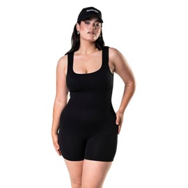 HeyShape - Square Neck Shapewear Jumpsuit, Black M