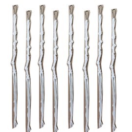 Rooherd Jeans Tzitzits Tassels Prayer Shawl Jewish Traditional Tzitzits Set for Pants/Accessories Blue and White Home Decor Tassels with Hanging Hooks for Hebrew Men or Women (8, White)