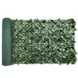 Windscreen4less 39"x98" Faux Leaf Privacy Fence Screen Artificial Ivy Leaves Fence Cover Wall Decoration for Patio Porch Deck Balcony Yard Indoor Outdoor