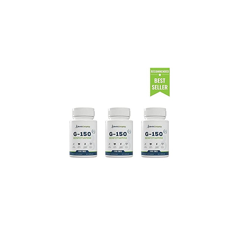 Benfotiamine 150mg 120 Gelatin Capsules Per Bottle