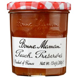 Bonne Maman Peach Preserves, 13-Ounce Jars (Pack of 6)