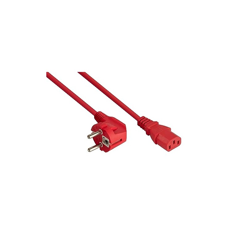 kabelmeister Power Cable Protective Contact Plug Type E+F (90° Angled)