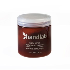 Hand Lab Exfoliante Corporal en Gel 226 gramos, Con Extracto de Salvia Desinflamante, Fécula de Maíz, Avena y Nuez