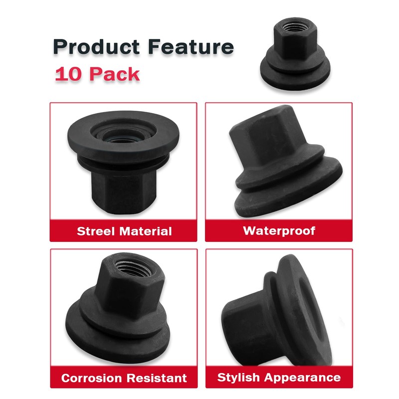 6509424AA Wheel Lug Nuts M14x1.5 Lug Nuts Compatible for Dodge