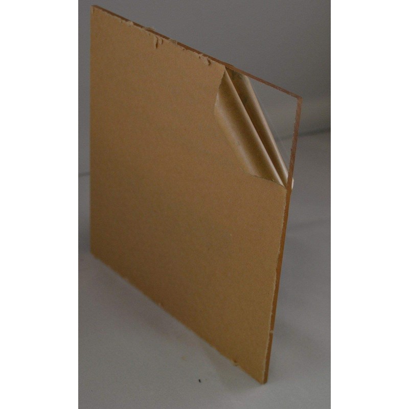 3/8" (0.354”) Clear Acrylic Sheet 12"x12" Cast Plexiglass (9mm) Thick