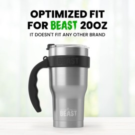 Greens Steel Handle for 20 oz BEAST Tumbler Only | Anti Slip Beast Cup Holder | Tumbler Accessories | Lightweight Cup Handle