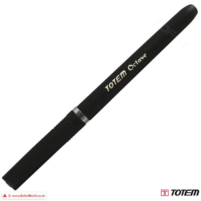 TOTEM 5 x 0.5mm Fine Tip Octave BLACK Smooth Gel