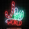Joy To The World Neon Sign Christmas Neon Light Jesus