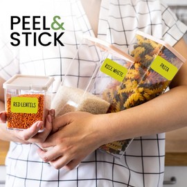 Royal Green Metallic Sticker Labels - Rectangular Label Stickers in Colors, Name Labels for Kids Clothing and School Supplies, Labels for Storage Bins, File Folder Labels, 3x2 inches, 60 Pack (Gold)